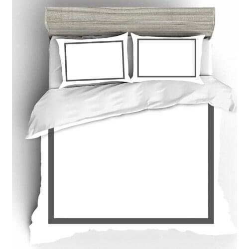 Bed Linen Set Geometric Bedding Set Stitching Comforter Bedding Double Bed Luxury