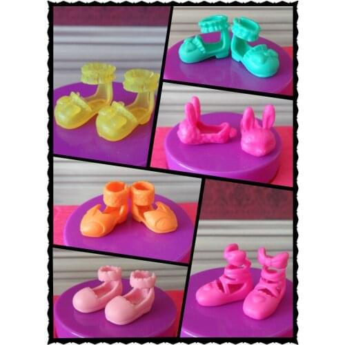 Fashion For Blyth Doll Shoes 1/6 High-heeled Flats Flip-lops Canvas Shoes Azone Licca Doll Shoes