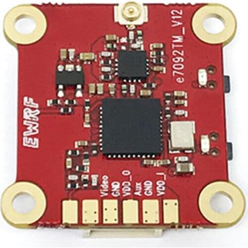 5.8G 40CH Transmitter VTX 25/200/500mW LED Display Support OSD Red