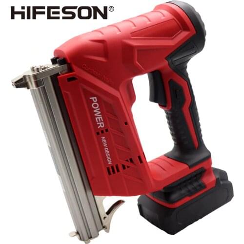 HIFESON Wireless Electric Nail Guns 1500/3000MA 10-22mm Nailer Stapler Furniture Frame Carpentry Wood working Tools