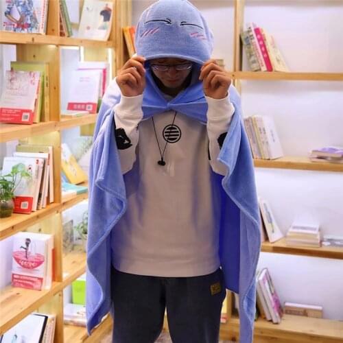 Cartoon That Time I Got Reincarnated as a Slimes Anime Plush Shawl Rimuru Tempest Warm Scarf Clothes Supplies Toy Gift Cosplay