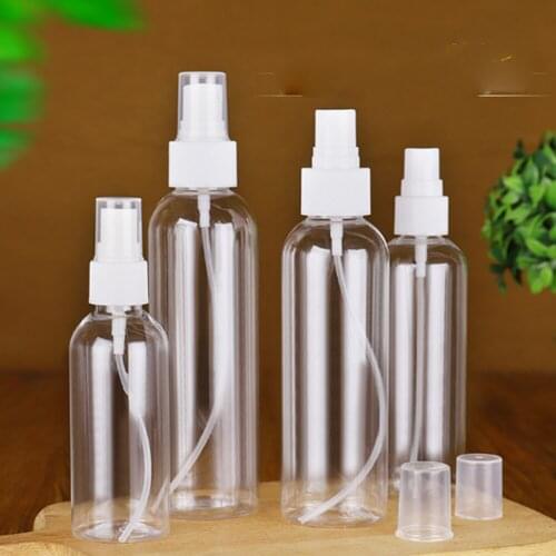 Transparent Travel Empty Spray Bottle Random Color Plastic Atomizer Small Mini Empty Spray Refillable Bottle