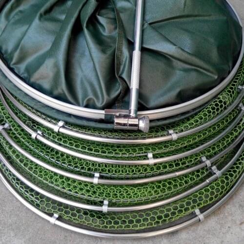 40* 2.5m/3m/4m Fishing Net With Bag Quick-drying Glued Fishing Trap Nets Foldable Crayfish Traps Carp Fishing Accessories J433