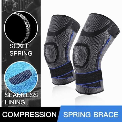 Kyncilor Sports Knee Pad Running Fitness Compression Sleeves Elastic Support Wrap Brace Protective Patella Knee Bandage Gear