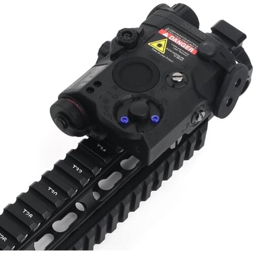 Tactical AN/PEQ-15 Red Dot Laser White LED Flashlight 220Lumens For 20mm Rail Hunting Airsoft Weapon Light PEQ 15 Battery Case