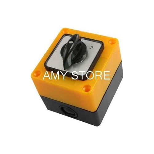 Ui 440V Ith 10A 12 Screw Terminals 3 Positions Cam Changeover Switch