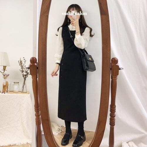 S-XL Spring robe femme Casual Boho OL Casual Sleeveless black Women Sundresses Female Dress o neck braces Robe Femme Vestido