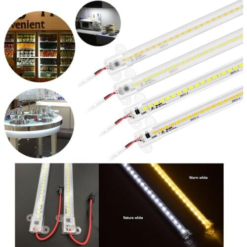 1pcs 30/40CM 220V LED Rigid Light Bar 72 LED Hard Tube Strip 2835 SMD Showcase for the Kitchen Under Cabinet Lighting Warm Cool