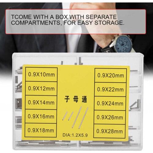 10 Types Watch Strap Watchband Tubes Pins Watch Repairing Tool Replacement Accessory High Quality Watch Tool For Watchmaker