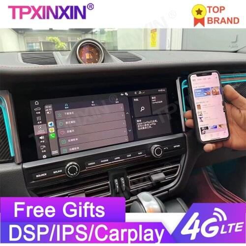 12.3 Wireless Carplay 4+64G For Porsche Cayenne 2011-2017 Car Multimedia Player GPS Navigation Tape Recorder Radio Stereo 4G LTE