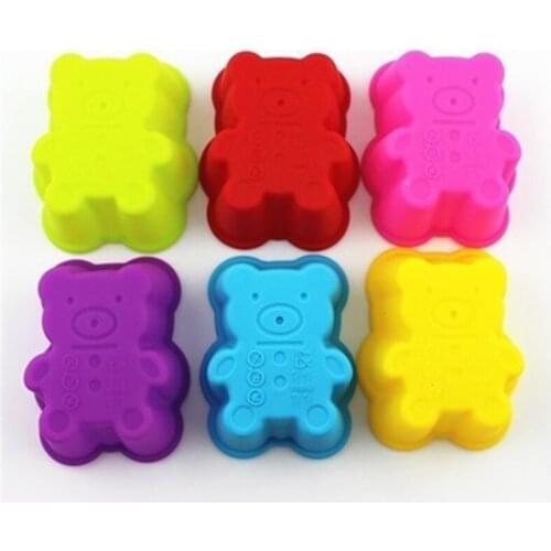 16pcs High Quality Silicone Mold Cupcake Soap Silicone Mold Muffin Baking Nonstick Heat Resistant Reusable Silicone Cake Molds