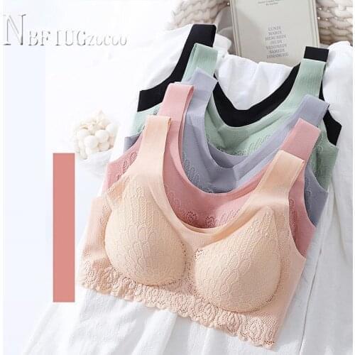 3pieces/lot Summer New Vest Style Women Bra Ice Silk Fabric Refreshing Female Bras Underwear