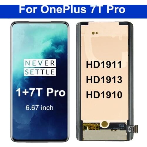 6.67" Amoled For OnePlus 7T Pro LCD Display Touch Screen Digitizer Assembly Replacement For OnePlus 7 T Pro LCD