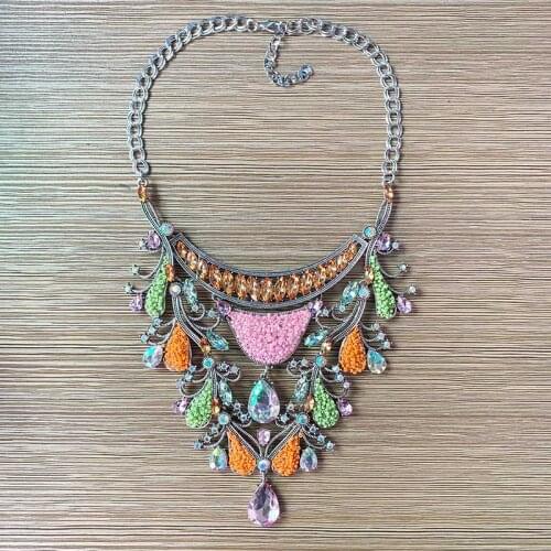 Bohemian Layered Beads Necklaces Collar Choker Necklace Statement Jewelry Women