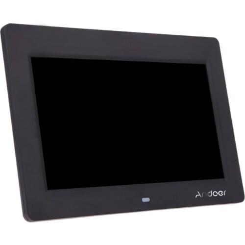 Andoer 10'' HD TFT-LCD 1024 * 600 Digital Photo Frame Clock MP3 MP4 Movie Player with Remote Desktop