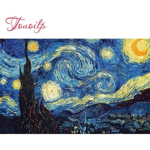 DIY 5D Home Decoration Diamond Embroidery Van Gogh Starry Night Cross Stitch kits Abstract Oil Painting Resin Hobby Craft