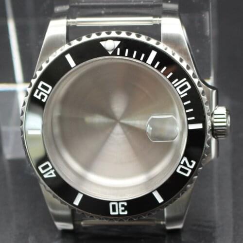 For seiko nh35 nh36 eta 2824 miyota 8215 dial movement 40mm 316L stainless steel Sapphire glass Mens watches case parts daytona