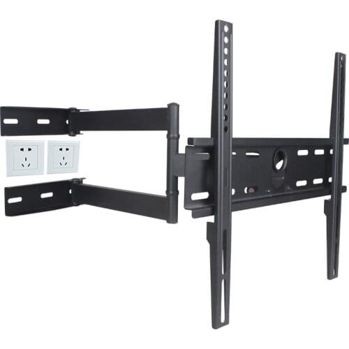 DY403 32"-55" Articulating Arms TV Wall Mount Full Motion Tilt Bracket TV Support Wall Mount TV Holder VESA 400x400mm Load 61lbs