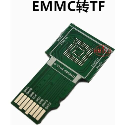 EMMC / EMCP 221 Transfer Board Mobile Phone Font DIY Adapter Plate EMMC153 / 169 to TF / EMMC to SD