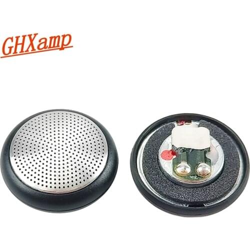 GHXAMP 14.8mm 64OHM Earphone Speaker Unit Moving Coil Full Range Earphone Speaker N55 Magnetic High Sound Quality Unit 112DB 2pc