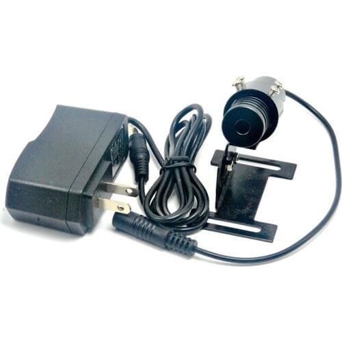 22mm Focusable 150mW 850nm Infrared IR Laser Module Adjustable Focus Dot Head w AC Adapter & Holder