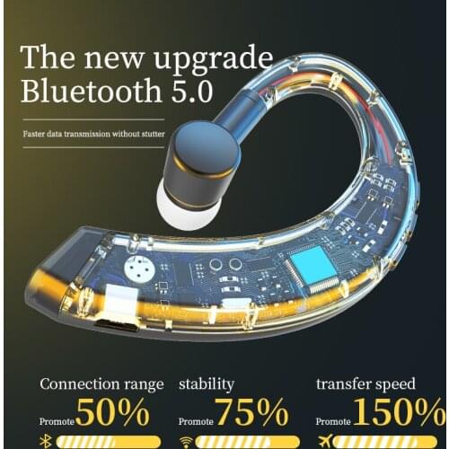 Mini Wireless Earphone Bluetooth 5.0 Headset Hanging Ear Handsfree Headphones Earbuds Earpiece For IPhone Xiaomi Huawei Phones