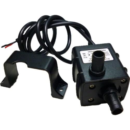 Mini DC12V Micro Brushless Water Oil Pump Waterproof Submersible Fountain Aquarium Circulating 240L/H 5W Lift 3M 0~60C