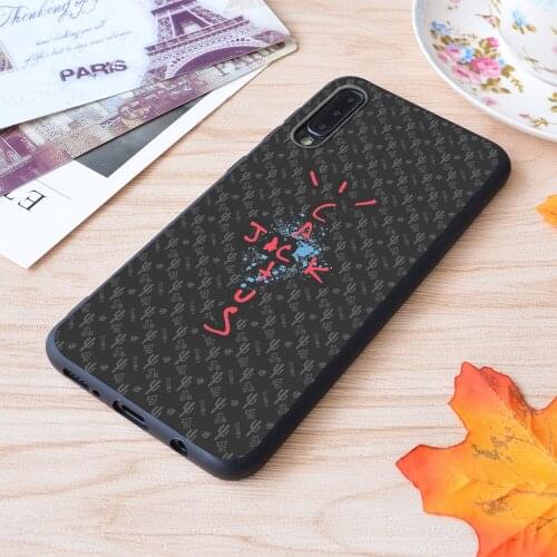 Travis Scott Cactus Jack Print Soft Silicone Matt Case For Samsung Galaxy S Note and Galaxy A