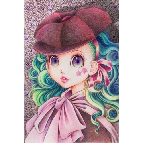 5D Diamond painting Kits Cartoon Girl Picture Full Square Round Drill Diamond Embroidery Cross Stitch Gift Mosaic Home Decor