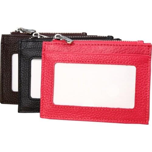 New hot Slim RFID Blocking cow Leather Wallet Credit ID Card Holder Purse Money Case for Men Women 2019 Fashion Bag men wallets