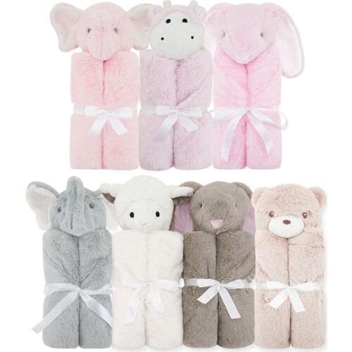 New Childrens Blanket Crystal Velvet Newborn Quilt Double Blanket For Mother And Baby Products Newborn Swaddle Muslin Blanket