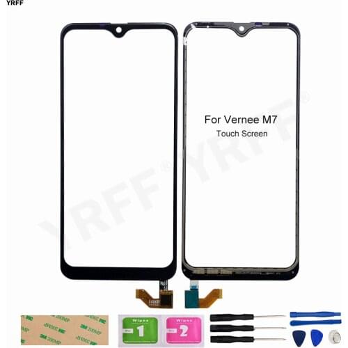 New Panel Lens Sensor For Vernee M7 Glass Touch Screen Digitizer Assembly Repair Parts Free Shipping