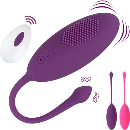 OLO Vibrating Egg G-Spot Massage Vagina Vibrator Jumping Egg Kegel Ball for Women Sex Shop Clitoris Stimulator Remote Control