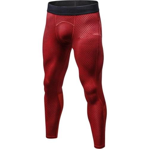Autumn Winter Jogging Pants Elastic Skinny Sports Tights Trousers Running Pants Men Training Compress Gym Leggings