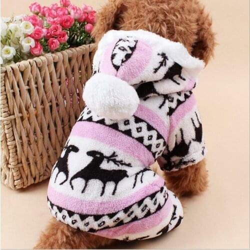 Pet Clothes Dog Pajama Jumpsuit Cute Soft Cotton Puppy Cat Sleepwear Coat