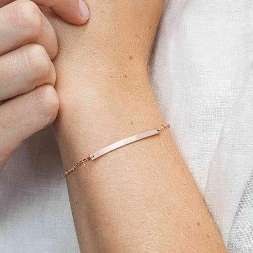 New Fashion Simple Personality Trend Stainless Steel Adjustable Bracelet Bracelet Mens and Womens Jewelry Gifts