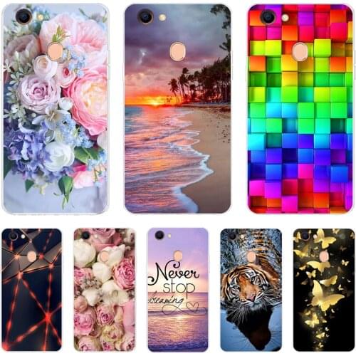 For OPPO F5 Case 6.0'' Clear Flowers Cactus Soft TPU Phone Cases For OPPO F5 Youth F 5 Silicone Back Cover For OPPO F7 F9 F 7 9