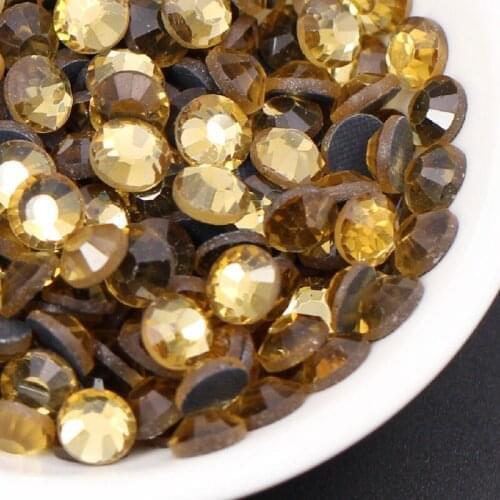 SS6-SS30 DMC Hotfix Rhinestones For Clothes Iron On Crystal Flatback Glass Strass DIY For Needlework Decoretion 1440pcs
