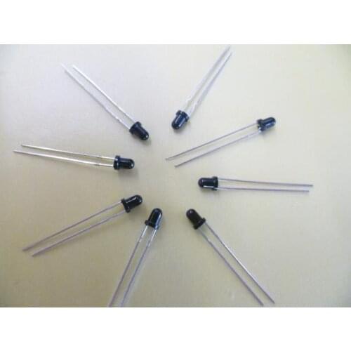 100pc 3mm infrared receiver 940nm ir receiver led