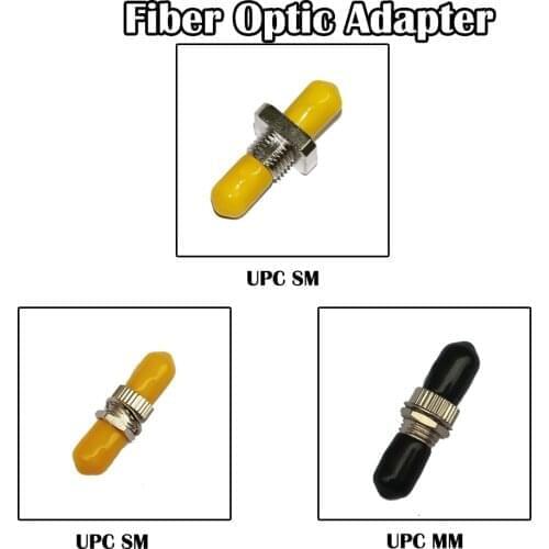 50 Pieces ST UPC/APC Female Fiber Coupler Adapter SM MM Single FTTH/FTTD