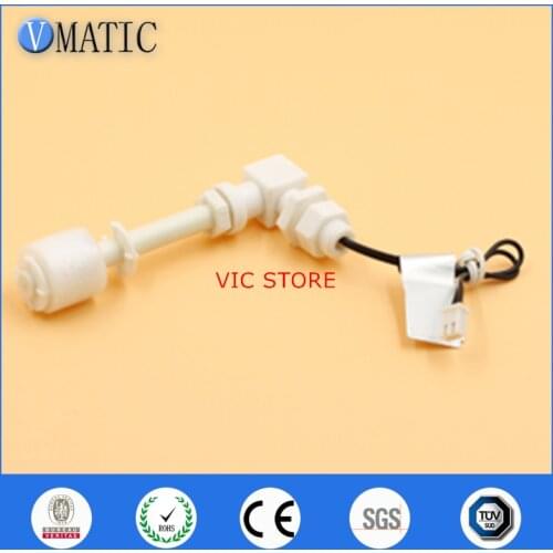 Free Shipping Magnet Switch Plastic Level Sensor 90 Degrees Side Mounted Float Ball Electronic Water Level Sensor VC0862-P
