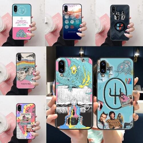 Twenty One 21 Pilots Scaled icy Phone Case For Huawei Honor 6A 7A 7C 8A 8X 8 9 9X 10 10i 20 Lite Pro black tpu shell art prime