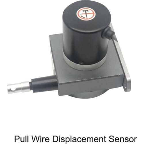 Pull Wire Displacement Sensor Pull Wire Sensor High Precision Pull Wire Encoder Electronic Ruler Voltage and Current Pulse