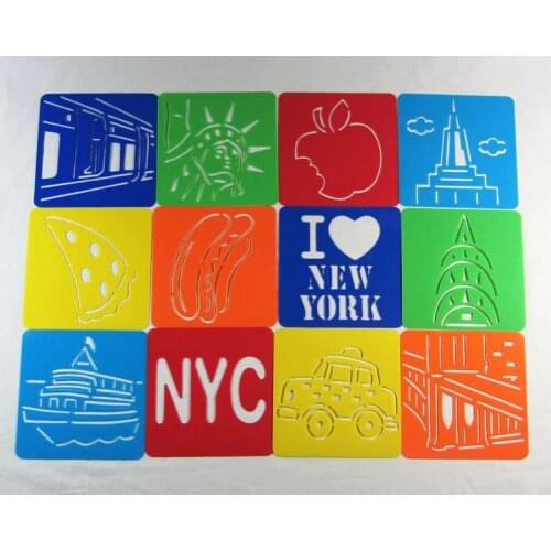 Children Puzzle Early Painting American Life Drawing Board Sketchpad Toy Stationery Template Tools Plastic Unisex Hot Sale 2021