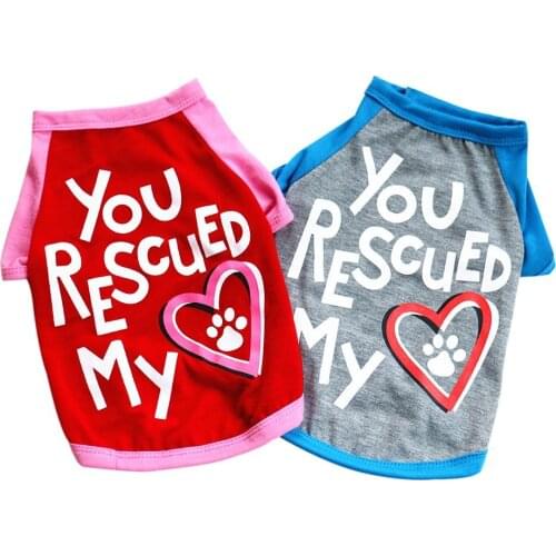 Pet Cat Dog Cartoon Print Clothes Small Dogs Shirt Vest Cute Puppy Pet Costume Pet Shirt For Small Medium Dogs Dog Clothing