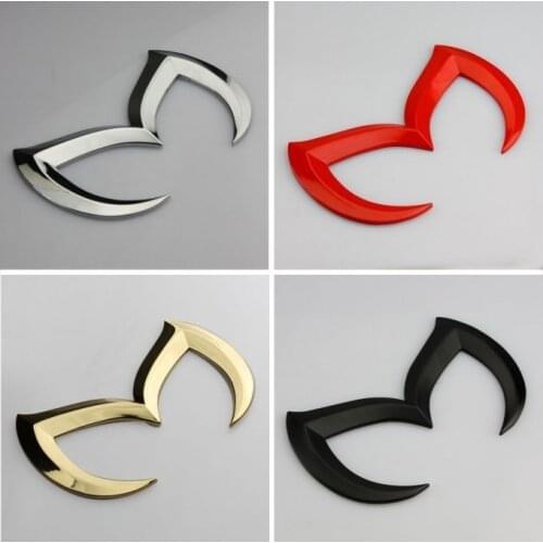 Car trunk Badge Emblem 3D Metal Stickers for Mazda 2 3 5 6 CX-5 CX 7 CX-9 car styling