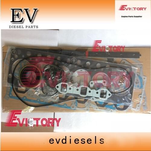 Evictory 6D95L S6D95L SA6D95L full engine overhaul gasket+piston ring set+crankshaft&con rod bearing for komatsu PC220