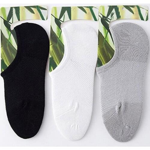 6 Pairs Men Women Bamboo Fiber Loafer Boat Socks Liner Low Cut No Show Socks Casual Ultrathin Invisible Short Socks Wholesales