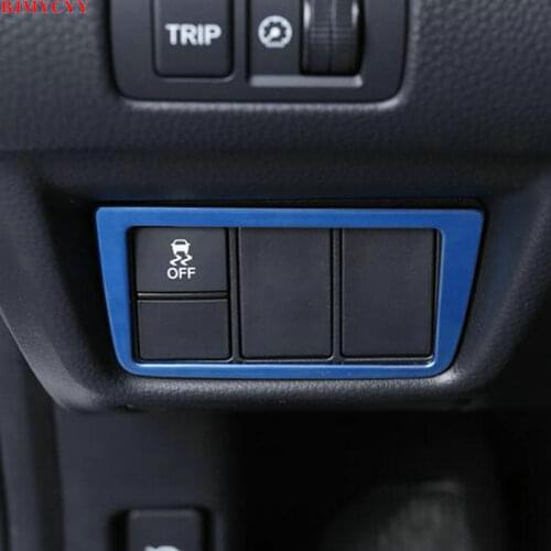 BJMYCYY Automobile headlight switch control panel stainless steel decorative frame For Honda Accord 10th 2018 2019