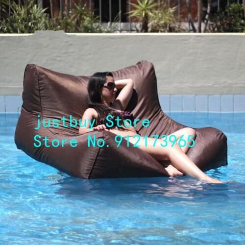 Floating Traveling sleeping play gaming material waterproof outdoor genuine leather bean bag chairs bulk